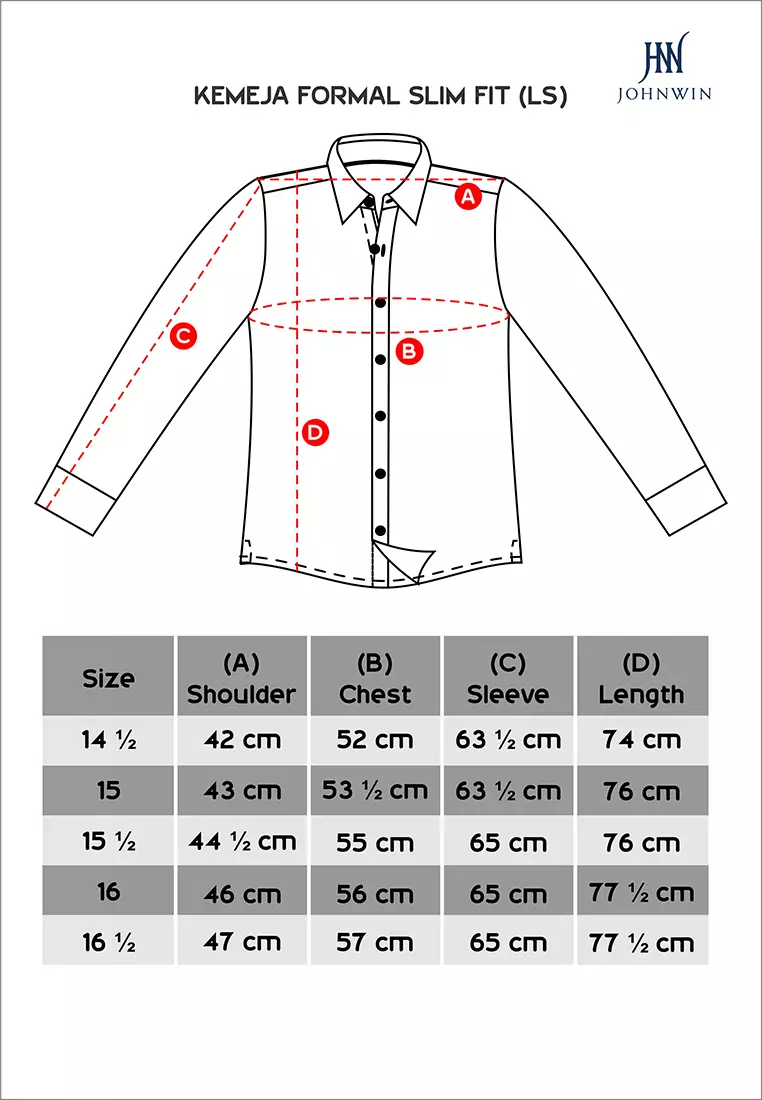 Johnwin - Kemeja Formal - Kemeja Pria - Kemeja Lengan Panjang - Navy Blue - FSH.650.K232.573.C L/S