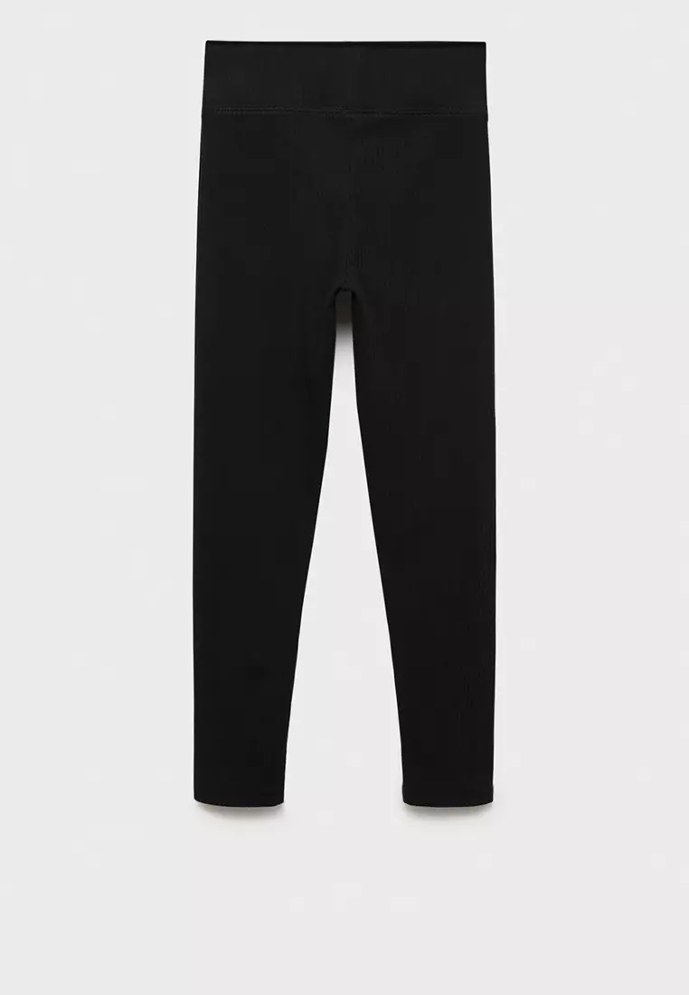 Cotton Ribbed Leggings