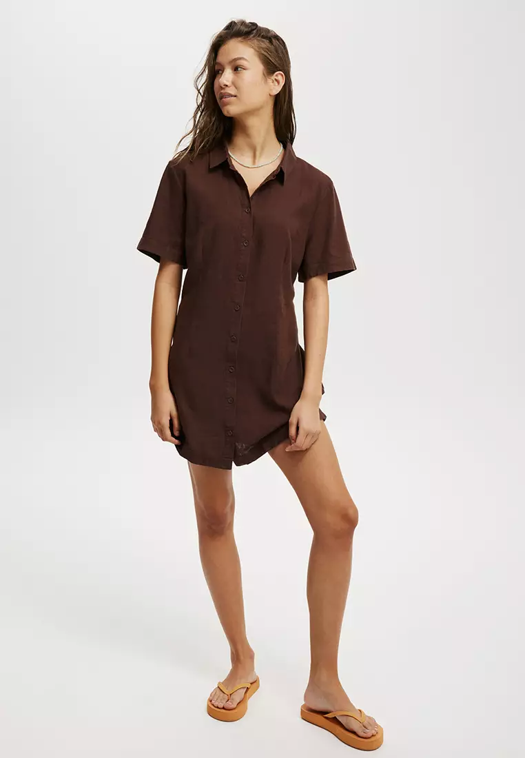 Haven Mini Shirt Dress