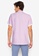 ZALORA BASICS pink Contrast Trim Zip Polo Shirt 750FAAA29374B0GS_2