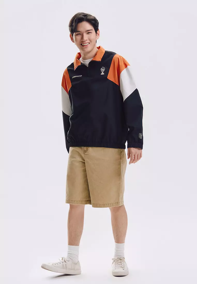 Undefeated Relaxed Quarter Football Zip Jacket