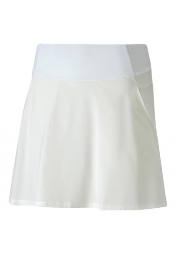 PUMA white PUMA PWRSHAPE Solid Woven Women's Golf Skirt D12A0AAFFADB3BGS_1
