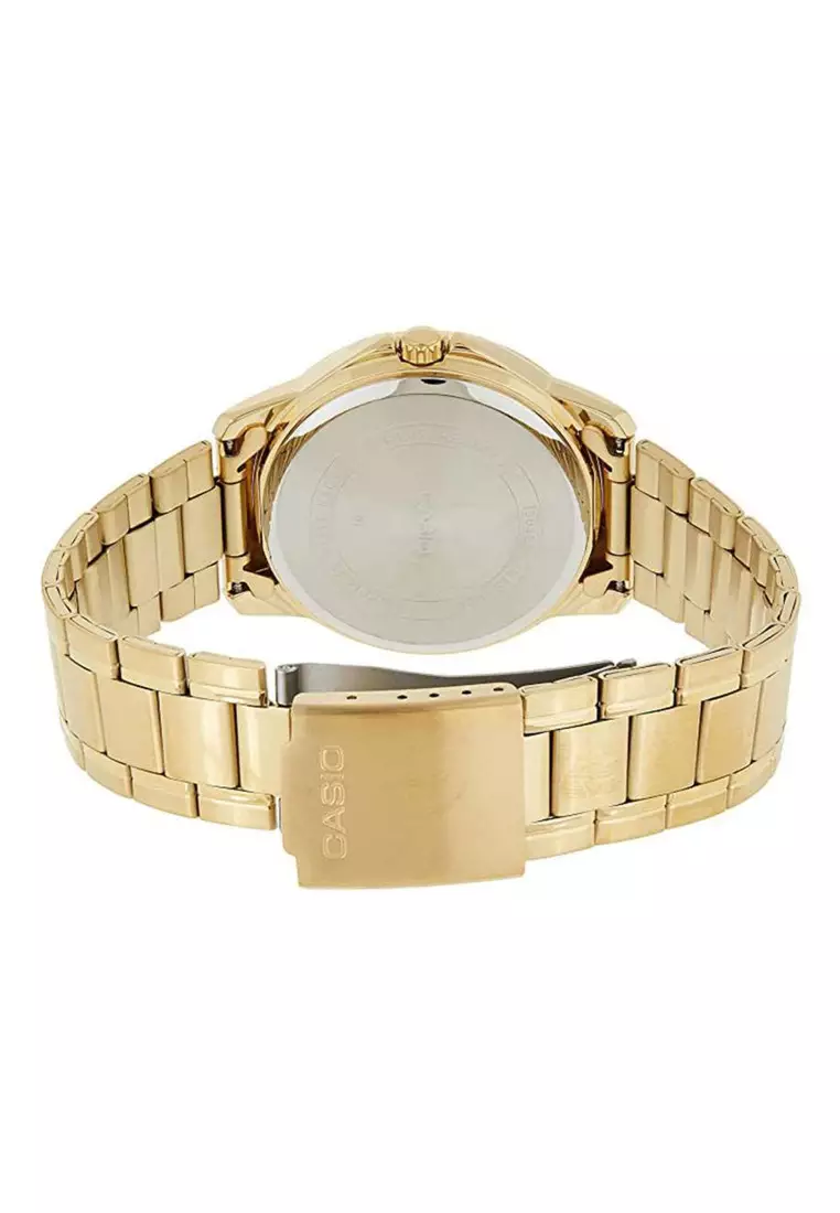 MTP-V004G-1C Men's Gold Stainless Steel Analog Watch