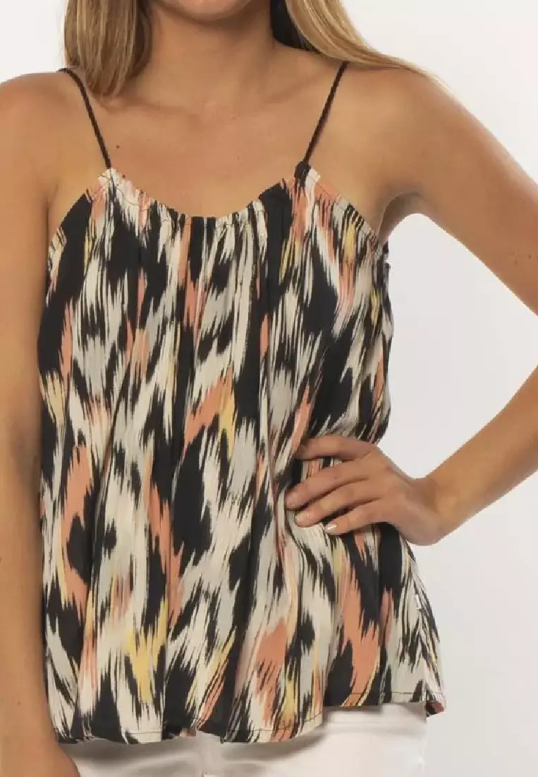 KULA WVN TANK TOP-BLK