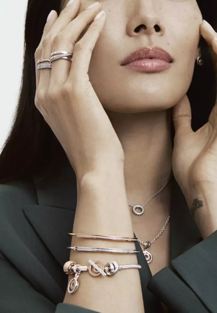 Pandora signature two tone bracelet online
