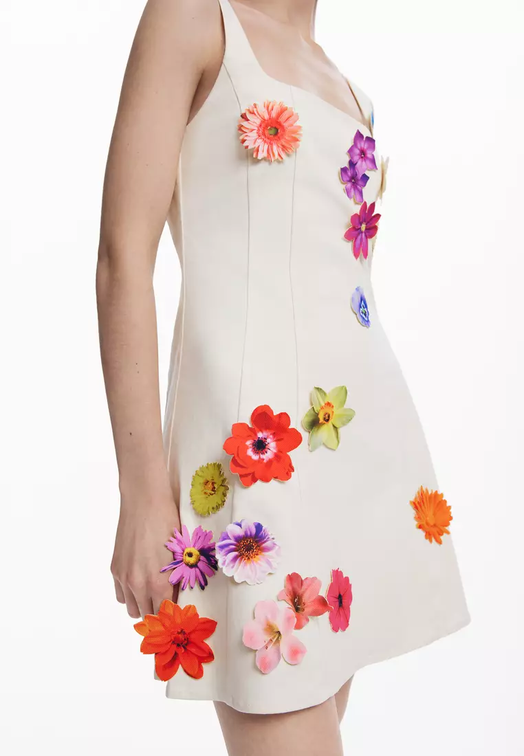 Tyler McGillivary floral panel dress