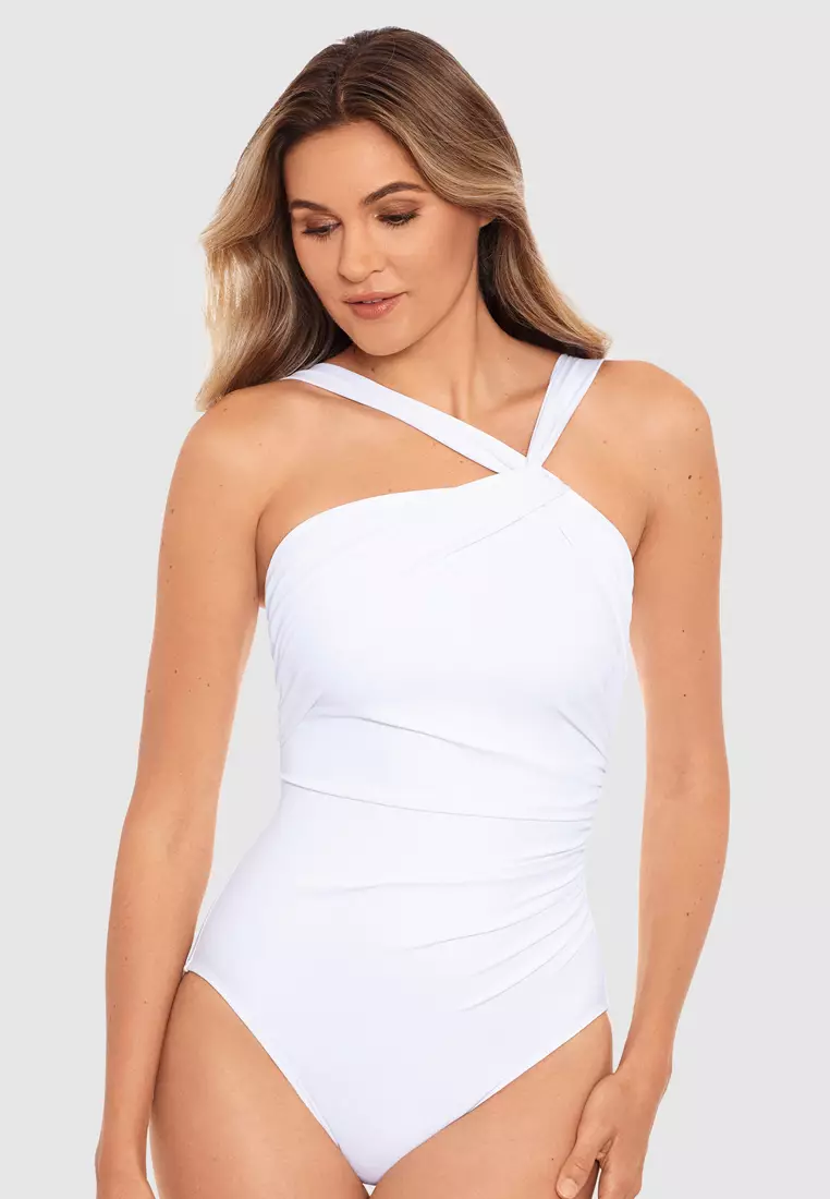 Buy Miraclesuit Swim Europa Asymmetric Underwired Shaping Swimsuit