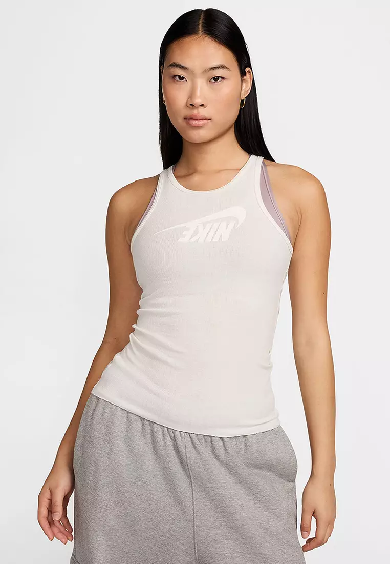 Nike rib racerback top