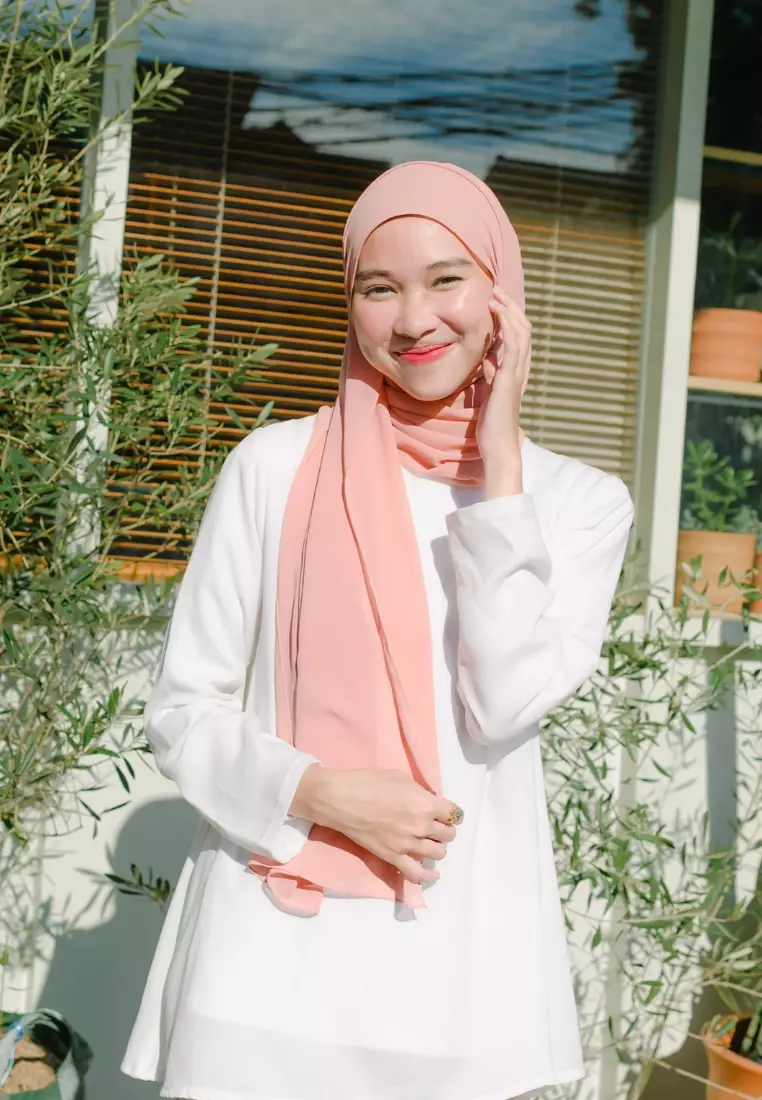 Bawal Shawl Dark Baby Pink