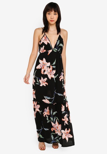 Buy Forever 21 Ruffled Floral Maxi Dress Online On Zalora Singapore