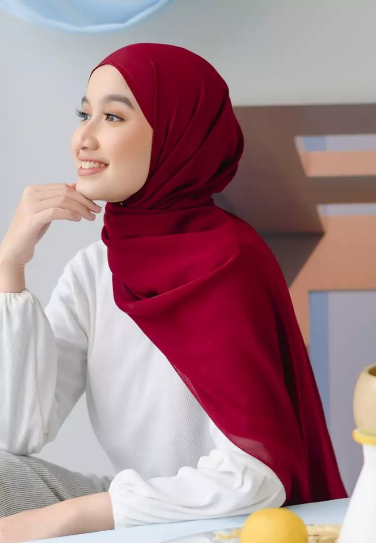 Bawal Shawl Burgundy