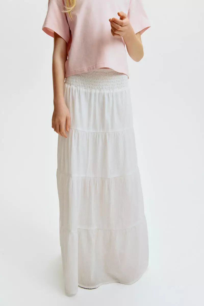 Tiered skirt