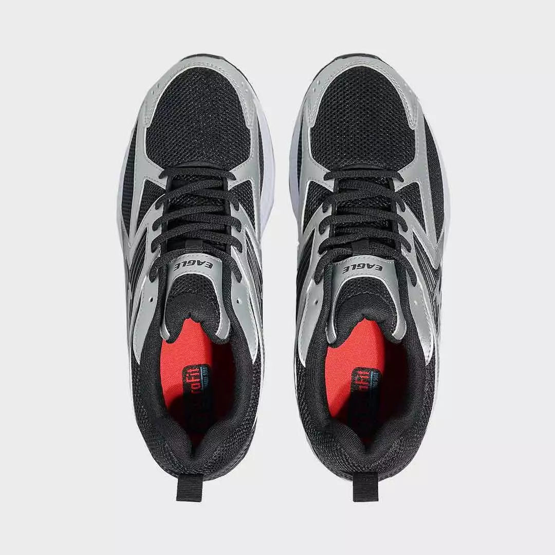 Eagle Sepatu Sneakers Lifestyle Versa – PERAK/HITAM