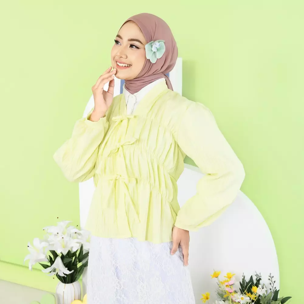 Cesya Outer Kerut - Soft Lemon M19716 R43S6