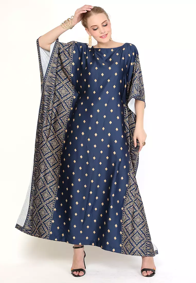 Kanzi Exclusive Short Sleeve Songket Kaftan