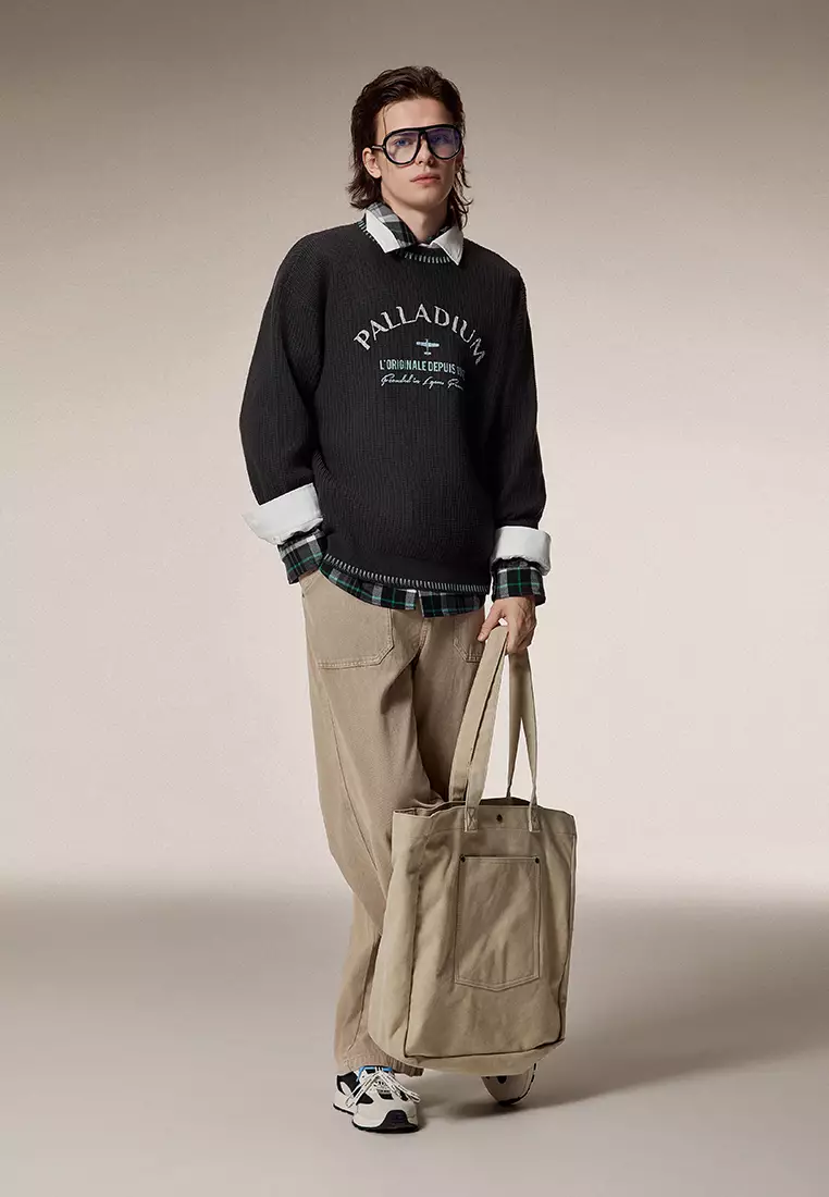 男裝 PALLADIUM LOGO 明線冷衫 針織衣