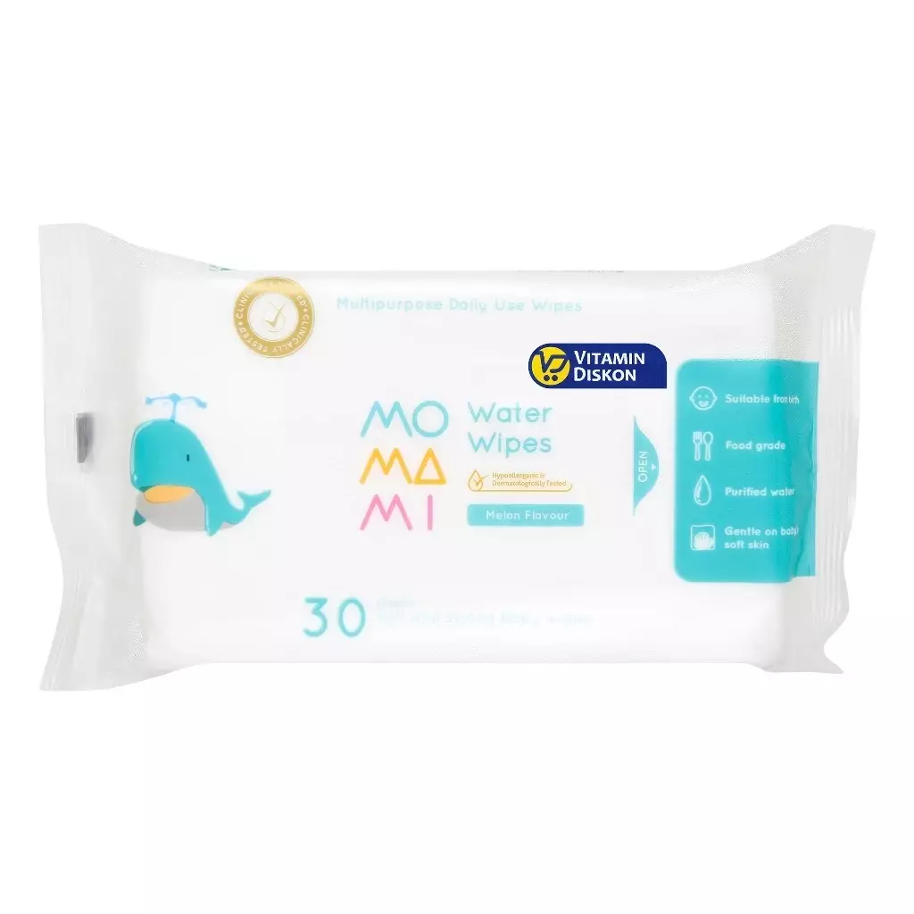 MOMAMI WATER WIPES 30 SHEETS