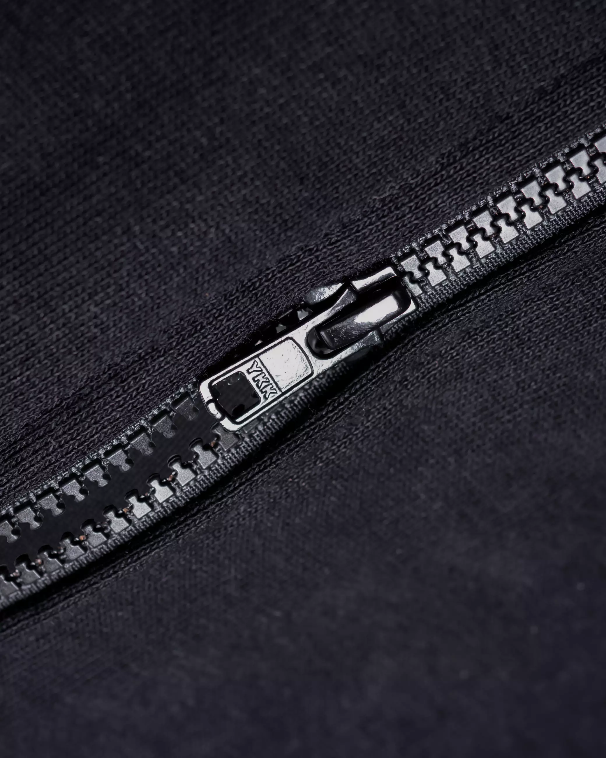 Gloaming Zipper Hoodie 440 Gsm Emboss Super Heavy Fleece Black