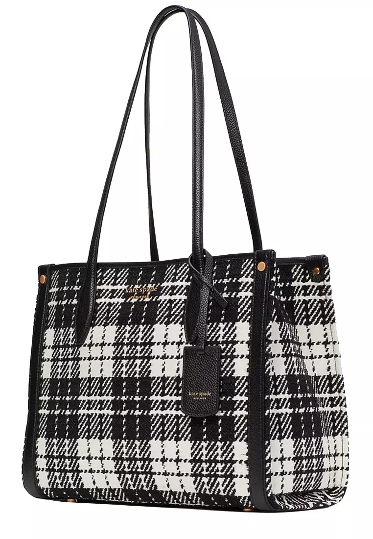 Kate spade shop checkered tote