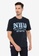 Superdry navy College Graphic T-Shirt - Superdry Code 44B34AA70A214FGS_1