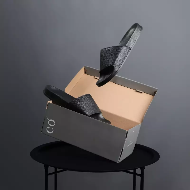 Sandal Pria Cogen Basic - Black