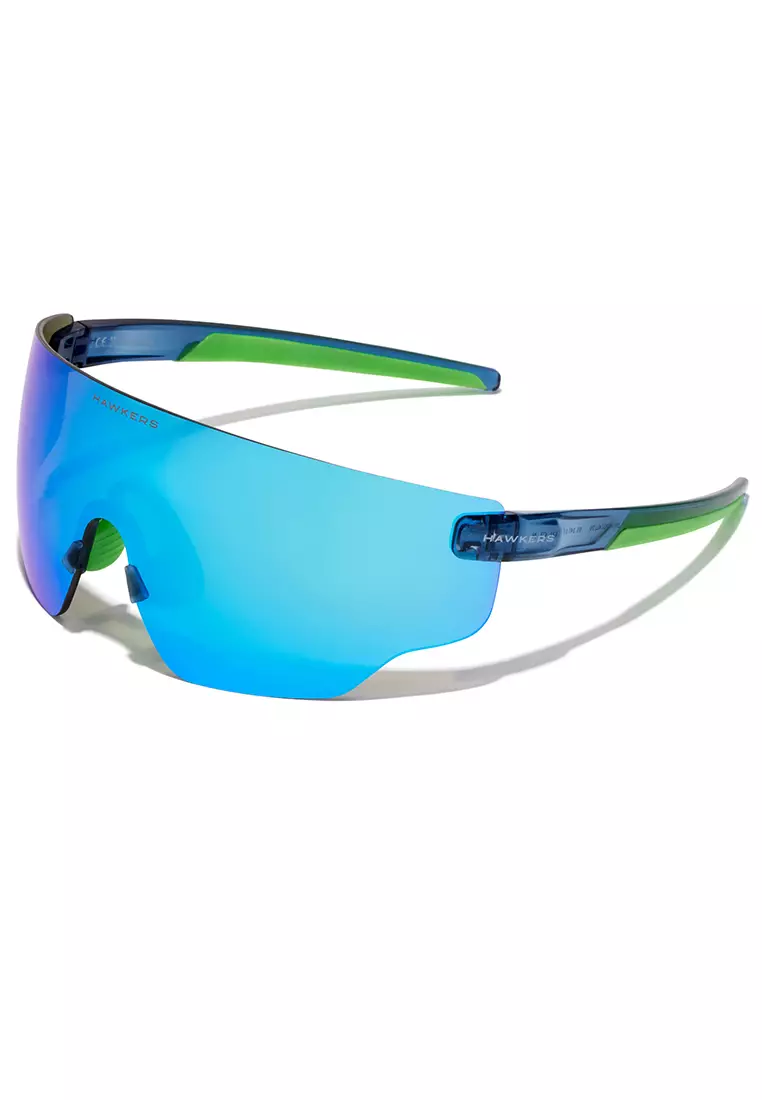 HAWKERS Blue Sky Speed Sunglasses For Men And Women, Unisex. Official Product Made In Italy