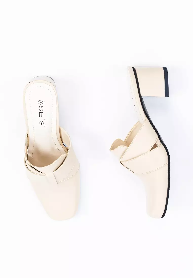 SEIS Savero Sandal Mules Wanita Heels 5 cm