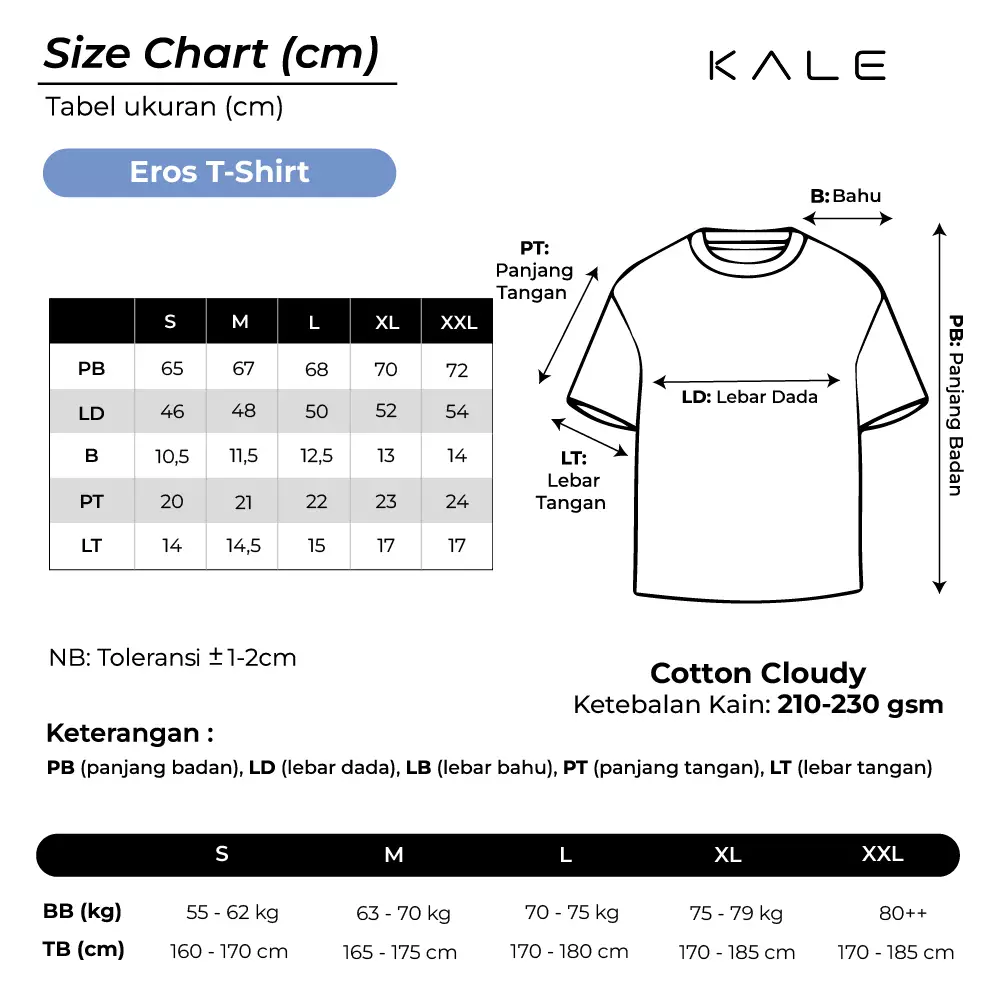 Kale EROS GREEN / Cotton Cloudy / Kaos Boxy Fit / Kaos Korea / Atasan Kaos Pria / Kaos Basic Pria