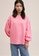 MANGO KIDS pink Oversize Cotton Sweatshirt CD6AAKAE6D304DGS_3