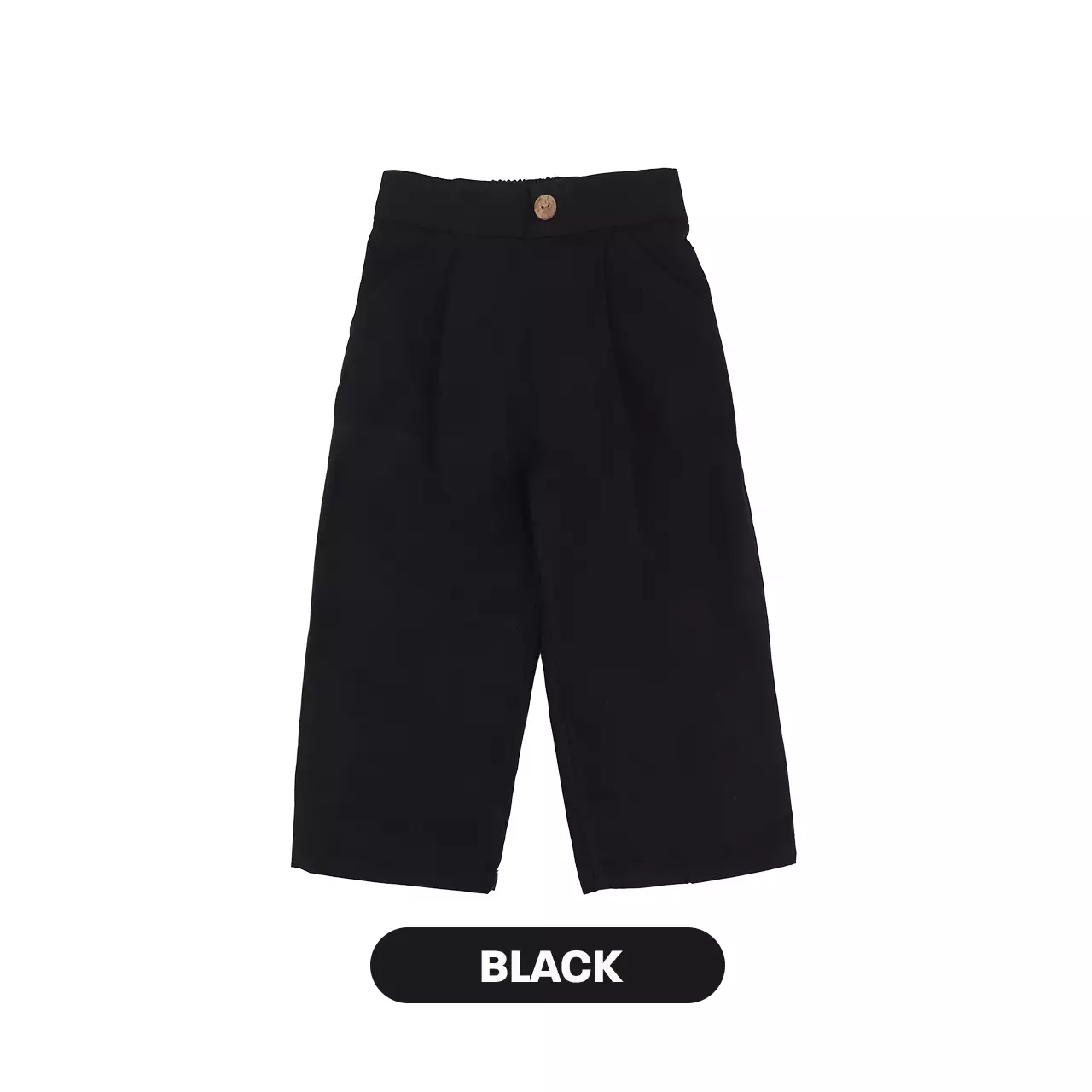 Mooi Celana Panjang Chinos Anak Perempuan Reiko Cullotes Pants - Black