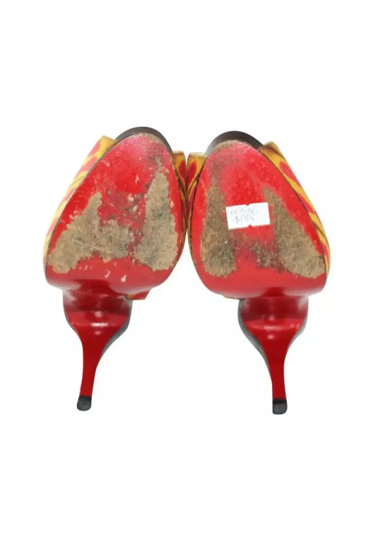 Christian louboutin slingback on sale peep toe