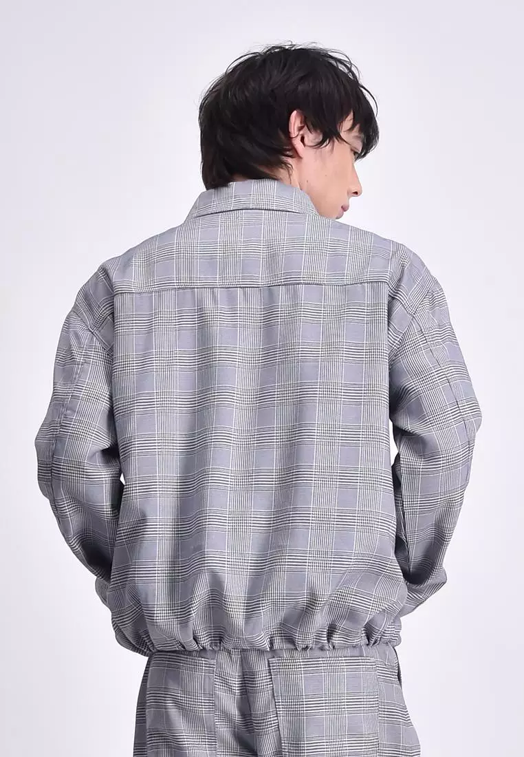 Bench x Kim Soo Hyun Men's Plaid Jacket