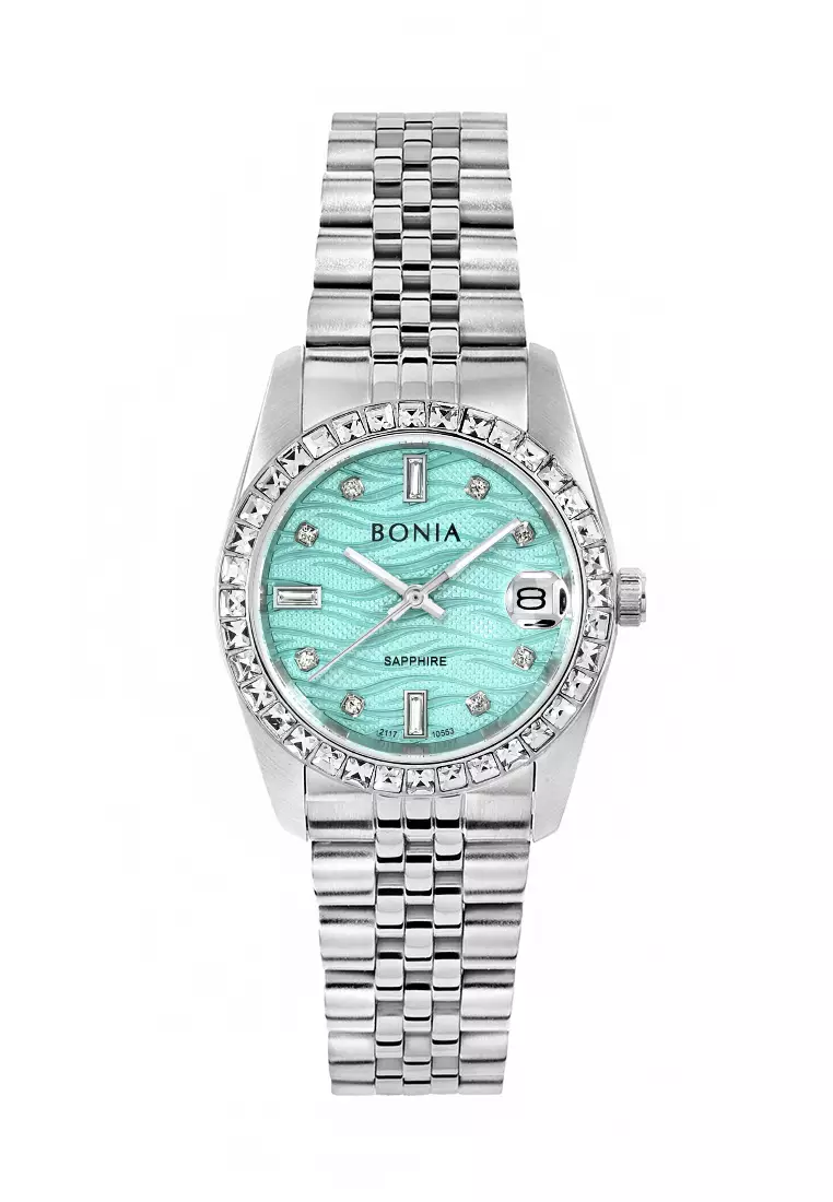 Bonia sapphire crystal ladies watch on sale