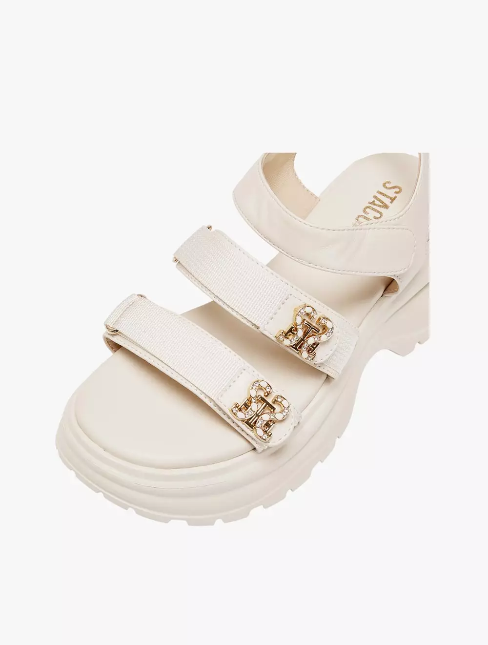 Staccato A5257-018 Women's Sandal Wedges - Beige