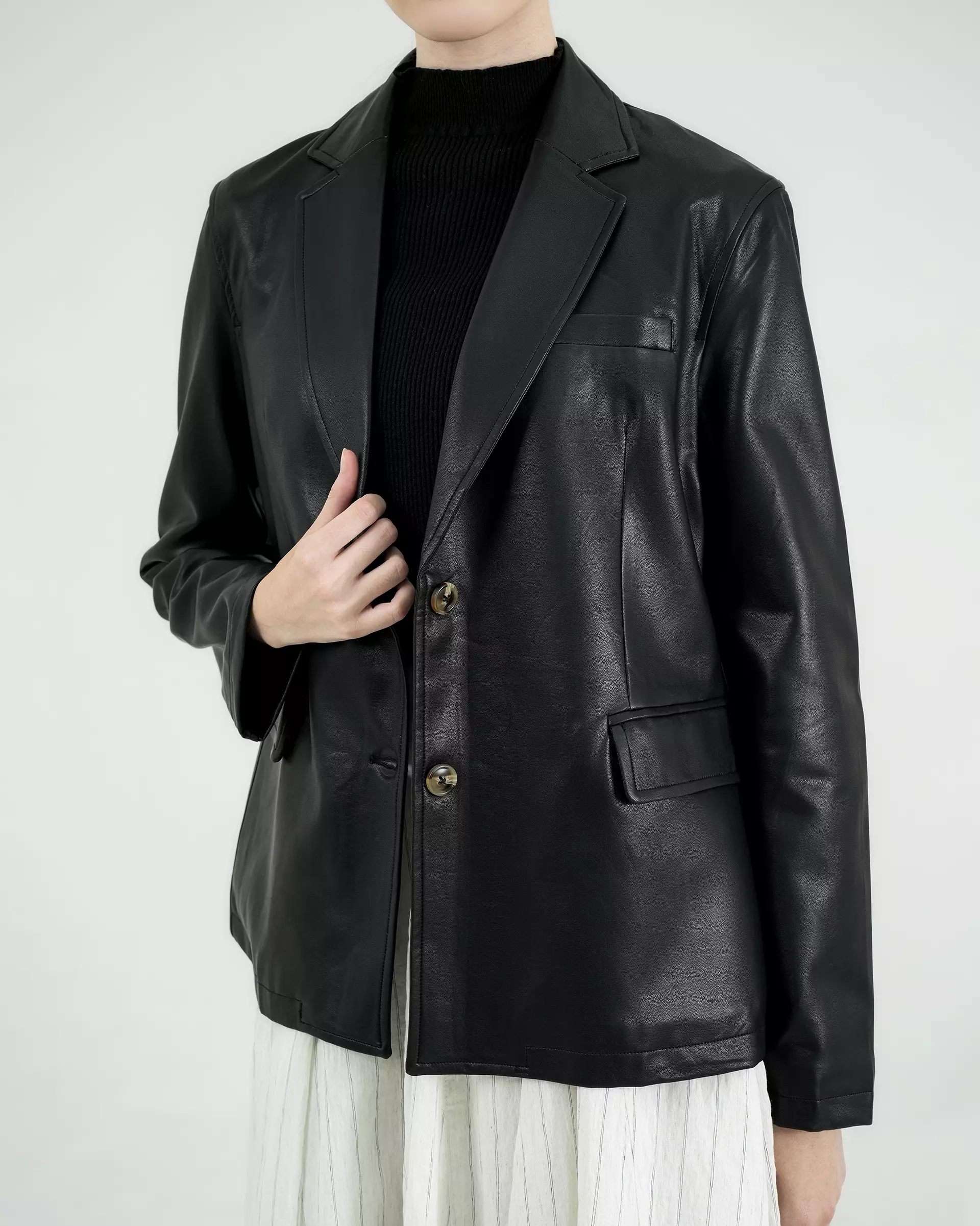 Geulis.id INDIRA JACKET - Black
