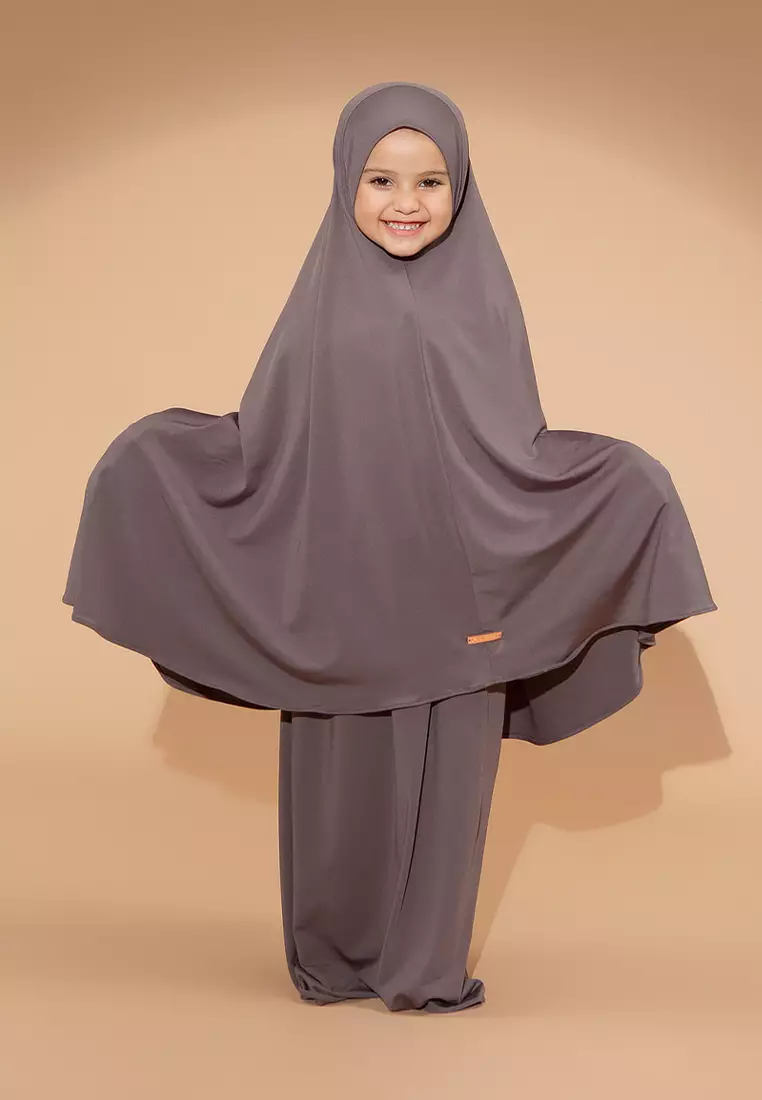 Shameera Prayer Set Kids Series 2 Smoke (3-4 Tahun)