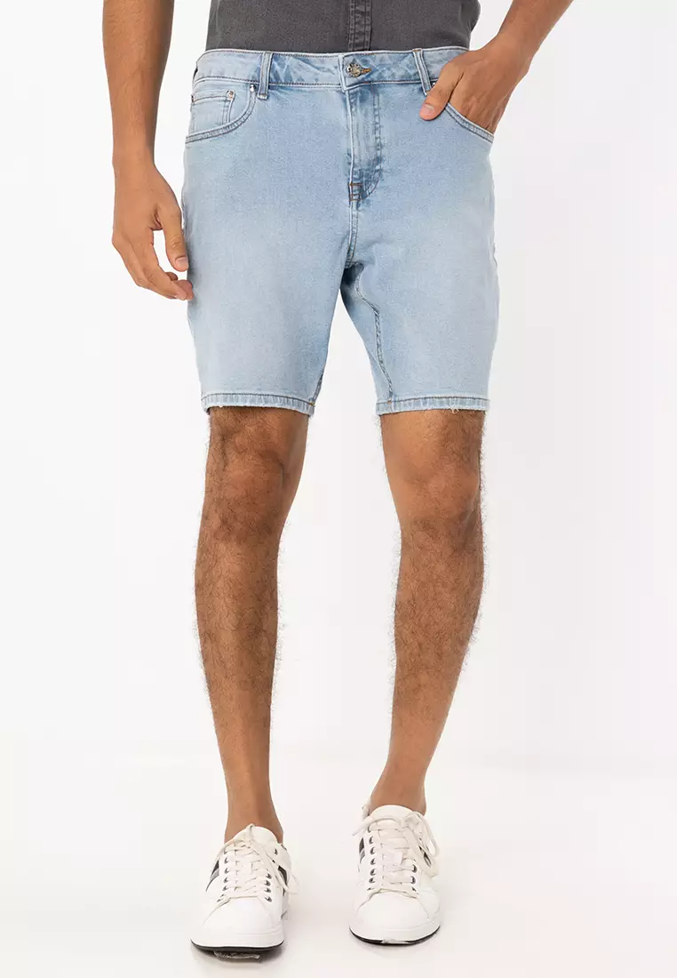 Mens denim shorts asos clearance