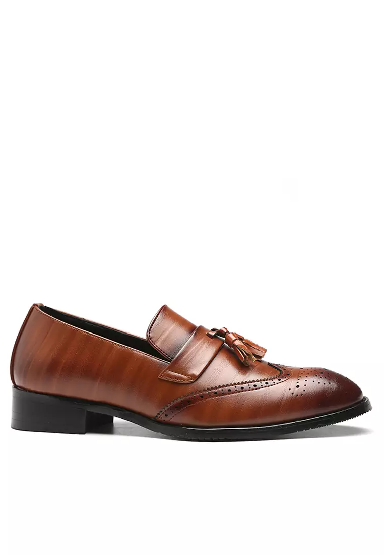 Galliano Tassel Synthetic Leather Brogues WZWH-B07