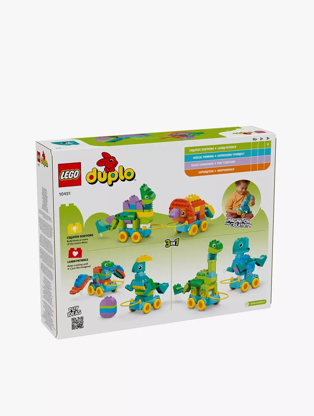 LEGO® DUPLO Town 3in1 Dinosaurs on Wheels - 10451