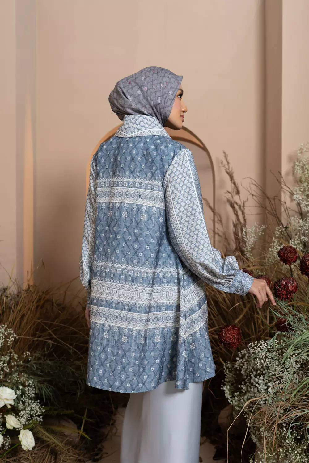 Klamby - Mariri Outer Tunic Indigo Charcoal