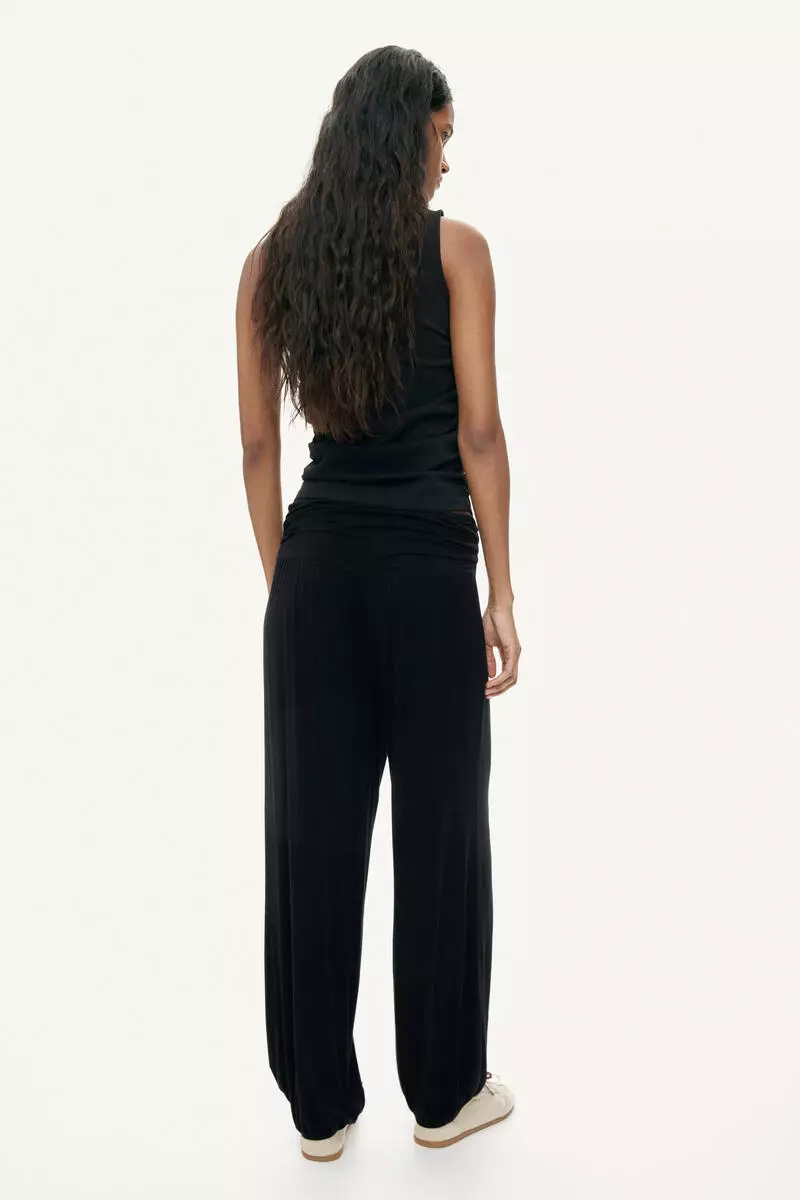 Viscose balloon trousers
