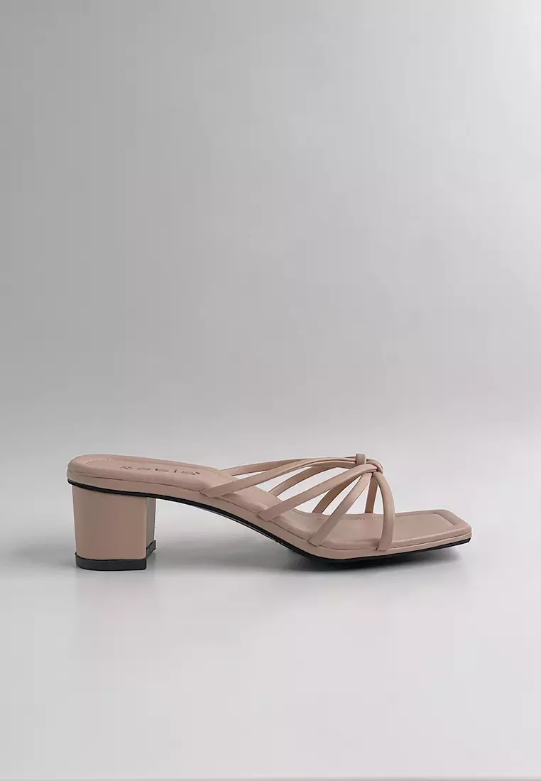 SEIS Kayla Sandal Heels Wanita Hak 5 cm - MOCCA