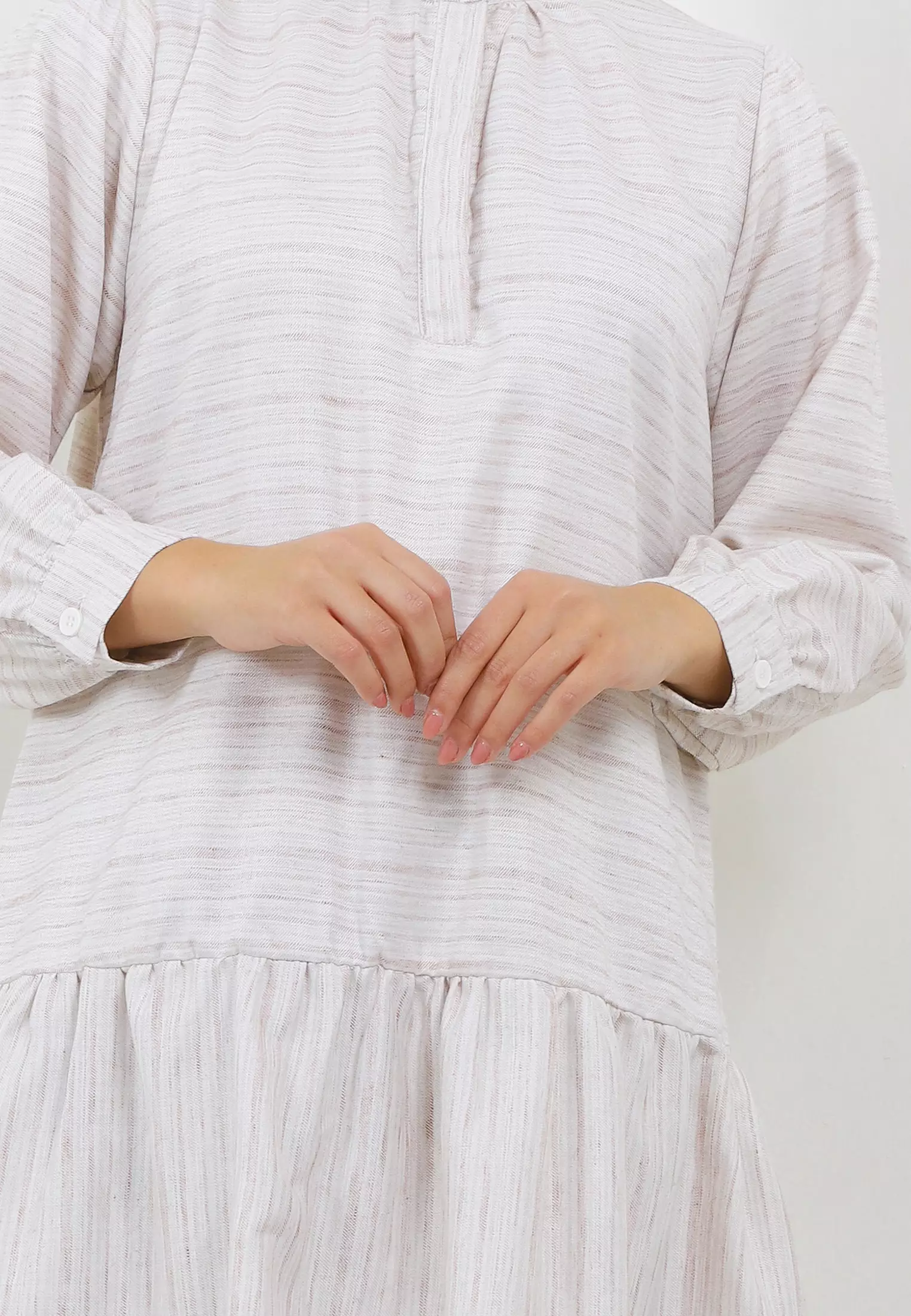 MFMW Umirah Tunik Brown Motif