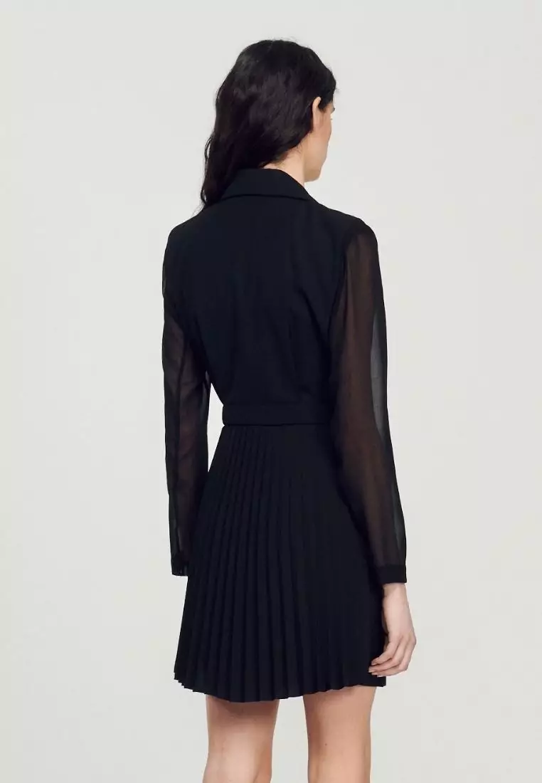 Sandro wrap outlet dress