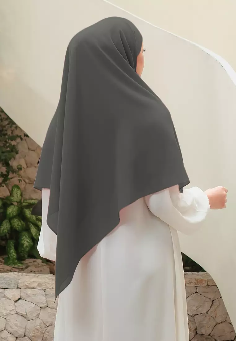 KHIBAN KHAIRA MAGNET PLUS NIQAB - MONKEY GREY