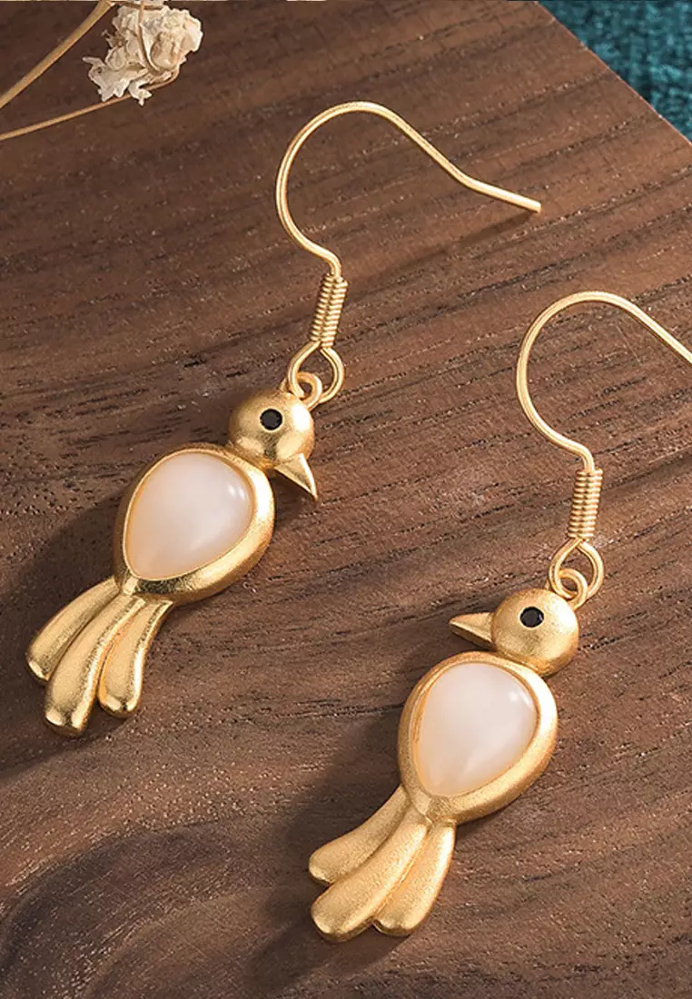 Kate spade sales parrot earrings