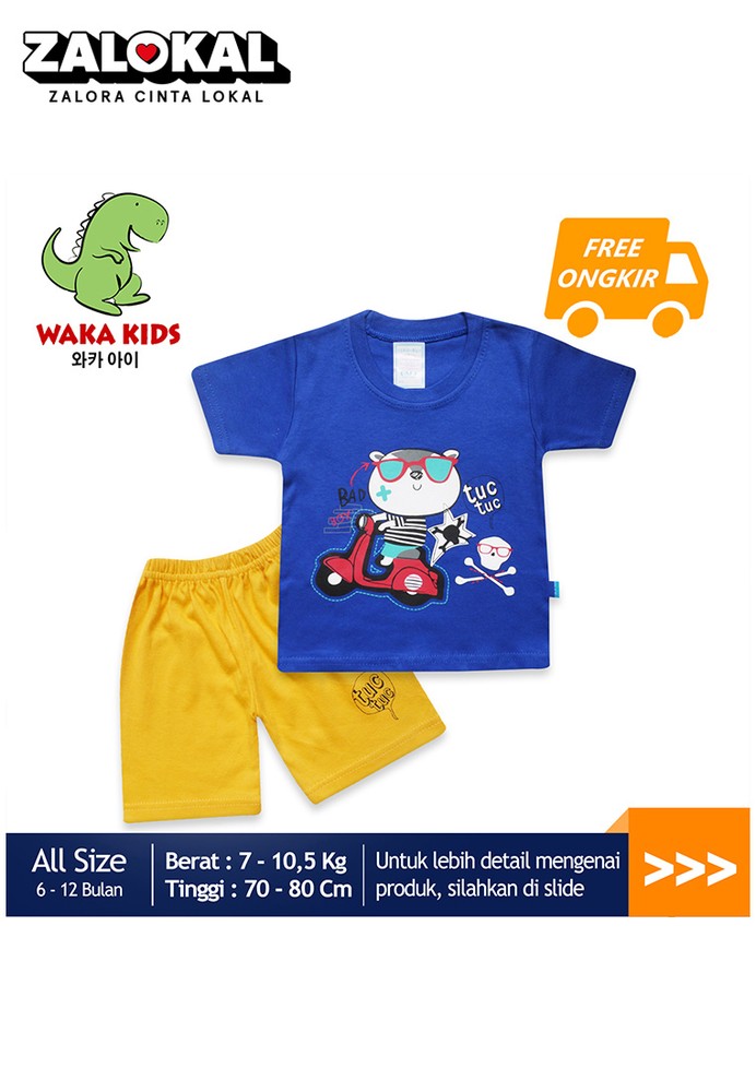 Jual WAKAKIDS Skabe Pakaian  Bayi Anak Laki Laki Baju 