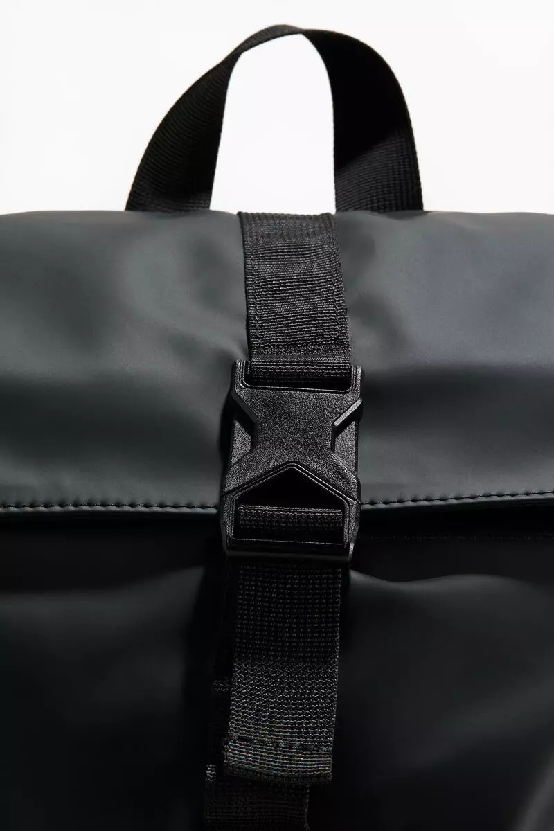 Roll-top backpack