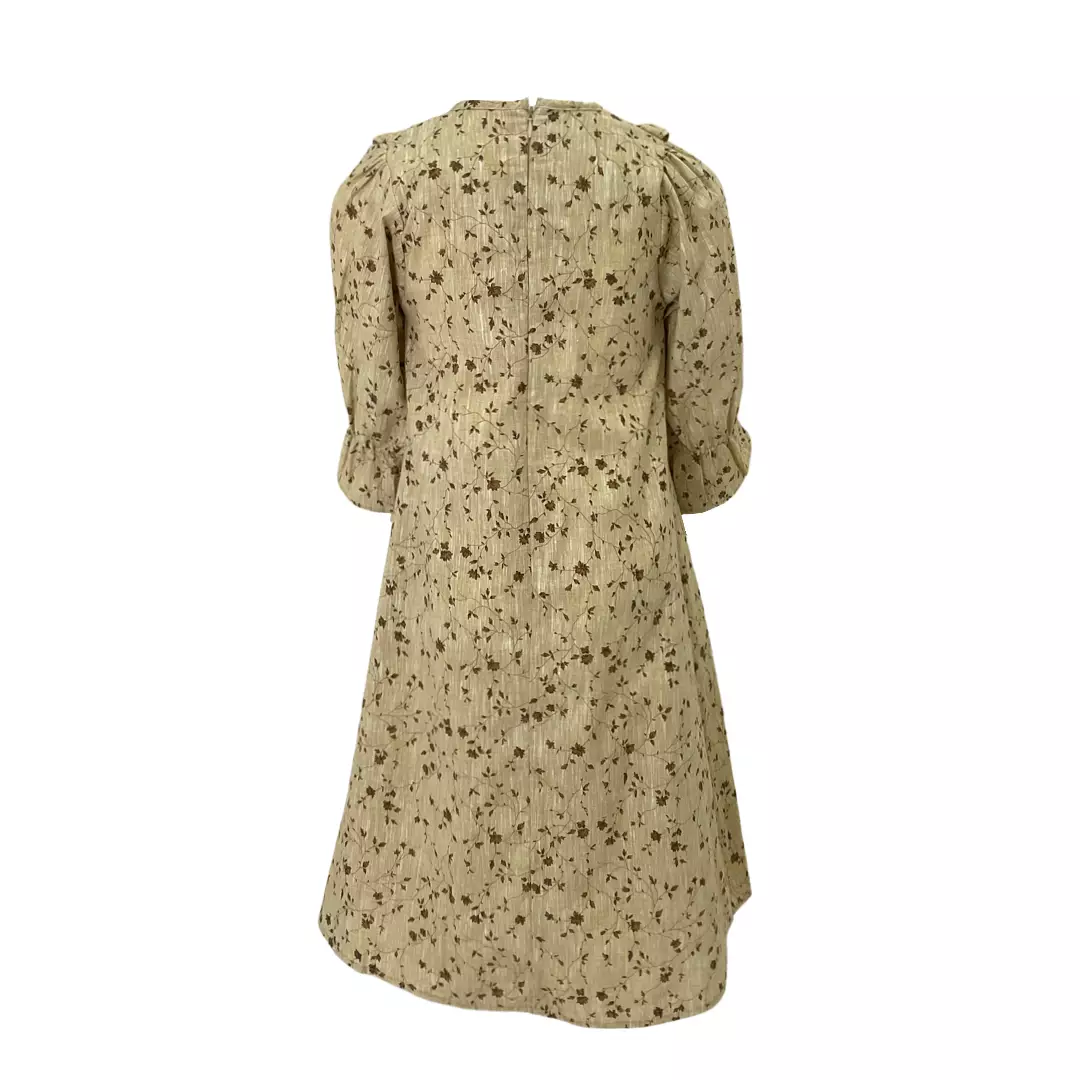 Pingu Gamis Anak Perempuan Printing Flower Cream 94300434G