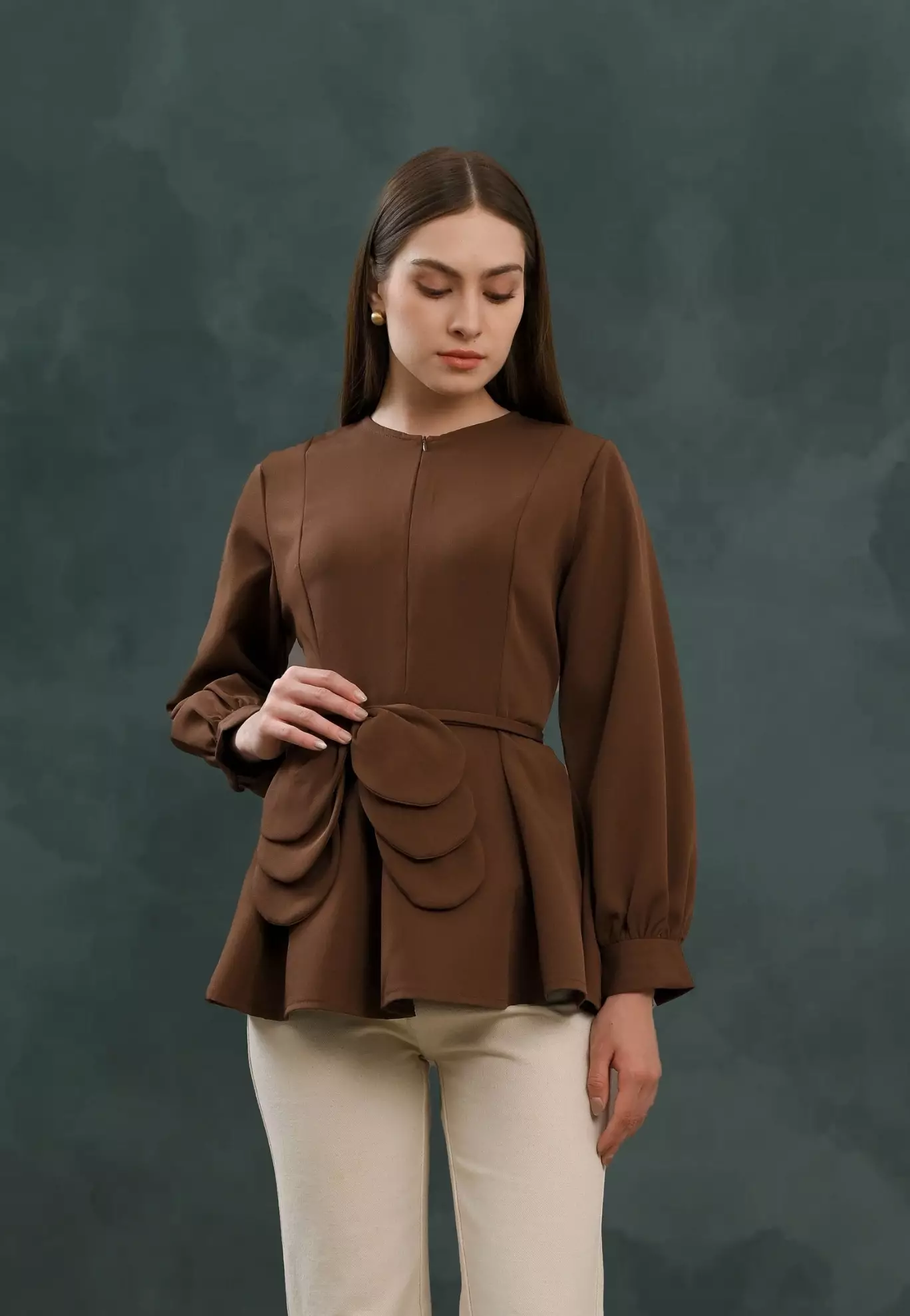 Liv Blouse - Brown
